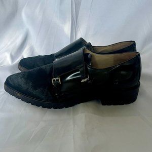 Michael Kors Collection Patent Leather Oxfords - Size 38.5